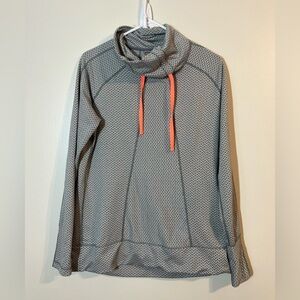 Avalanche Pullover with Orange Accents, sz XL